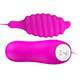 Мини-вибратор Baile Pleasure Shell с пультом ДУ, розовый