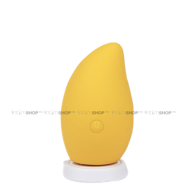 Мини-вибратор CNT Clit Magic Mango-go, жёлтый - фото 1
