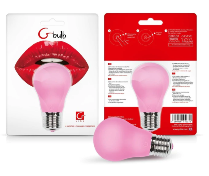 Мини-вибромассажер Gvibe Gbulb, розовый