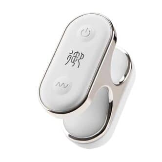 Мини-вибратор на пальцы Otouch Yu, бело-серебристый