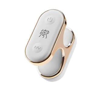 Мини-вибратор на пальцы Otouch Yu, бело-серебристый