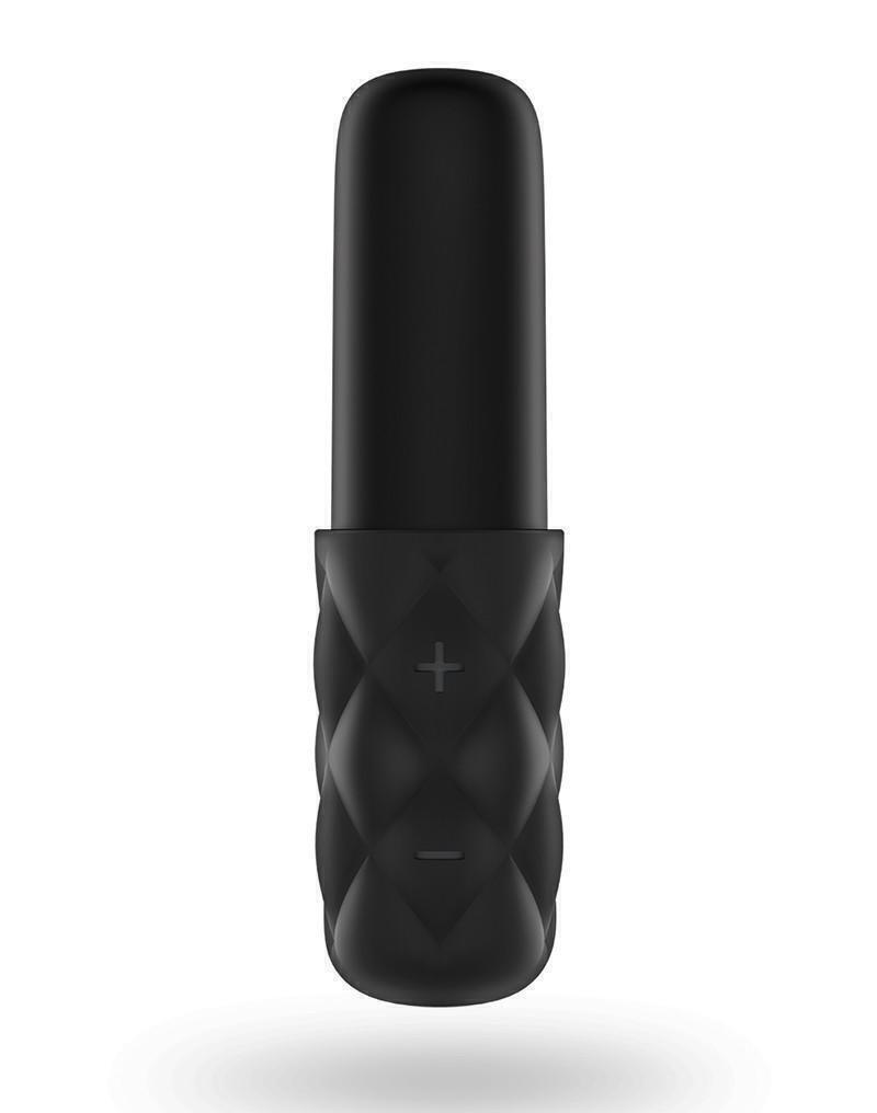 Вибропуля Satisfyer Sparkling Darling, чёрно-серебристый