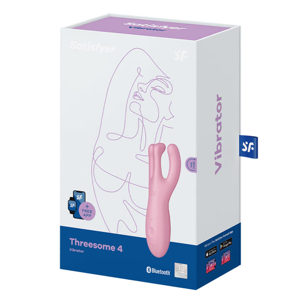 Вибростимулятор Satisfyer Threesome 4 для клитора и сосков, розовый