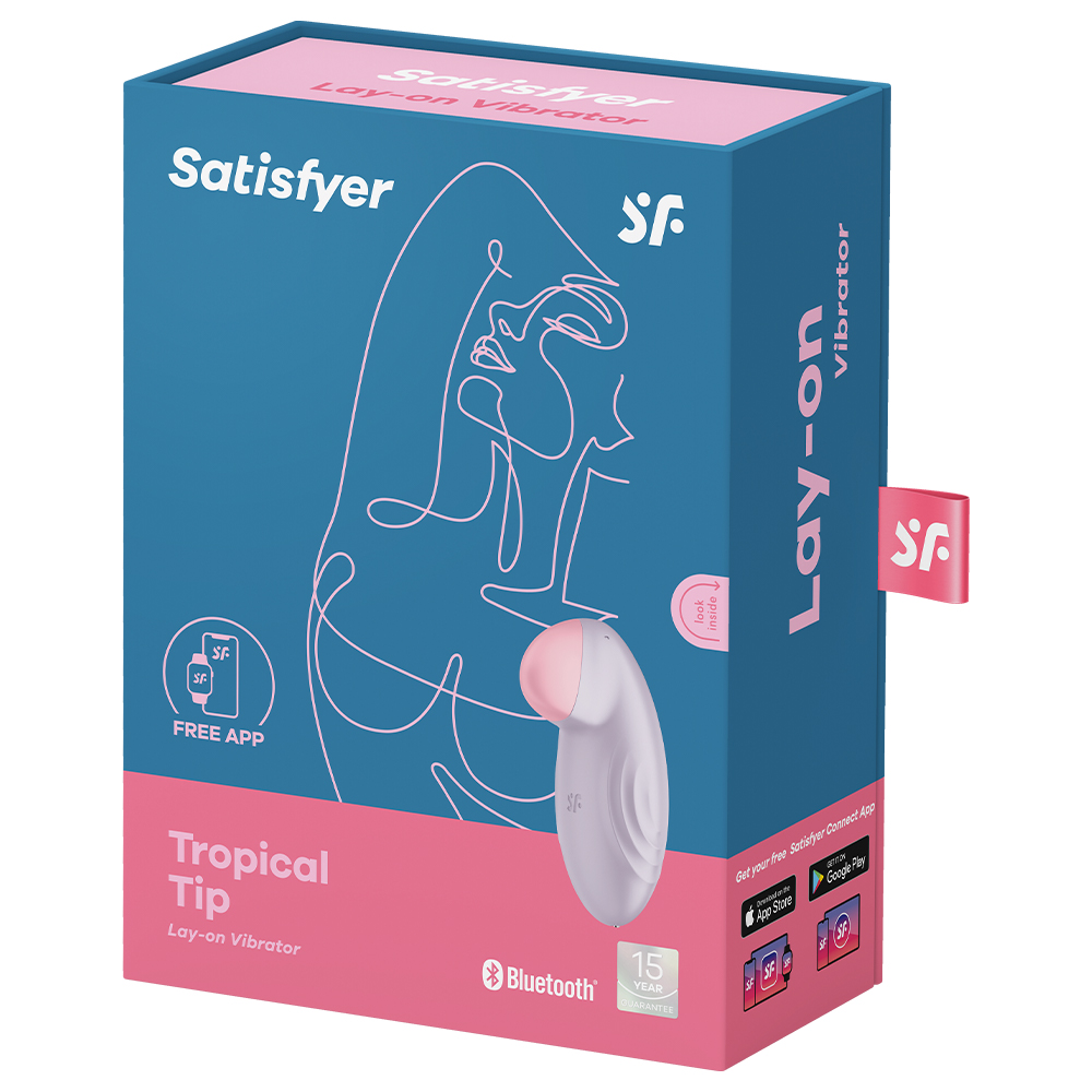 Мини-вибратор Satisfyer Tropical Tip, сиреневый