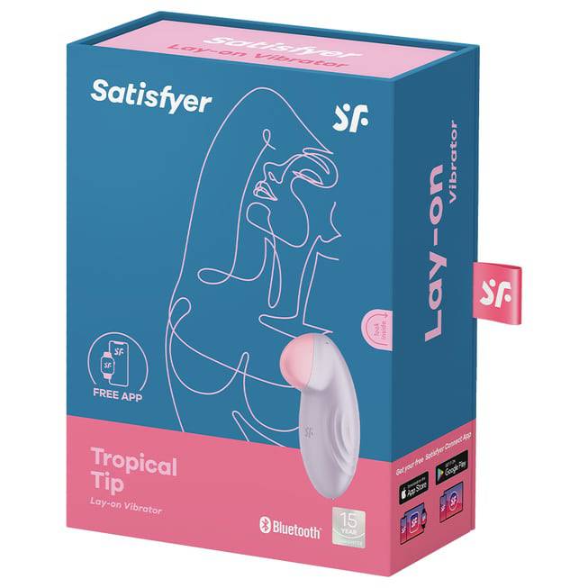 Мини-вибратор Satisfyer Tropical Tip, сиреневый - фото 2