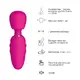 Мини-вибромассажер Nomi Tang Pocket Wand с насадками, розовый