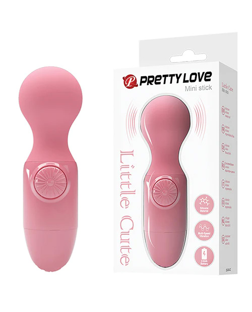 Мини-вибромассажер Pretty Love Little Cute, светло-розовый