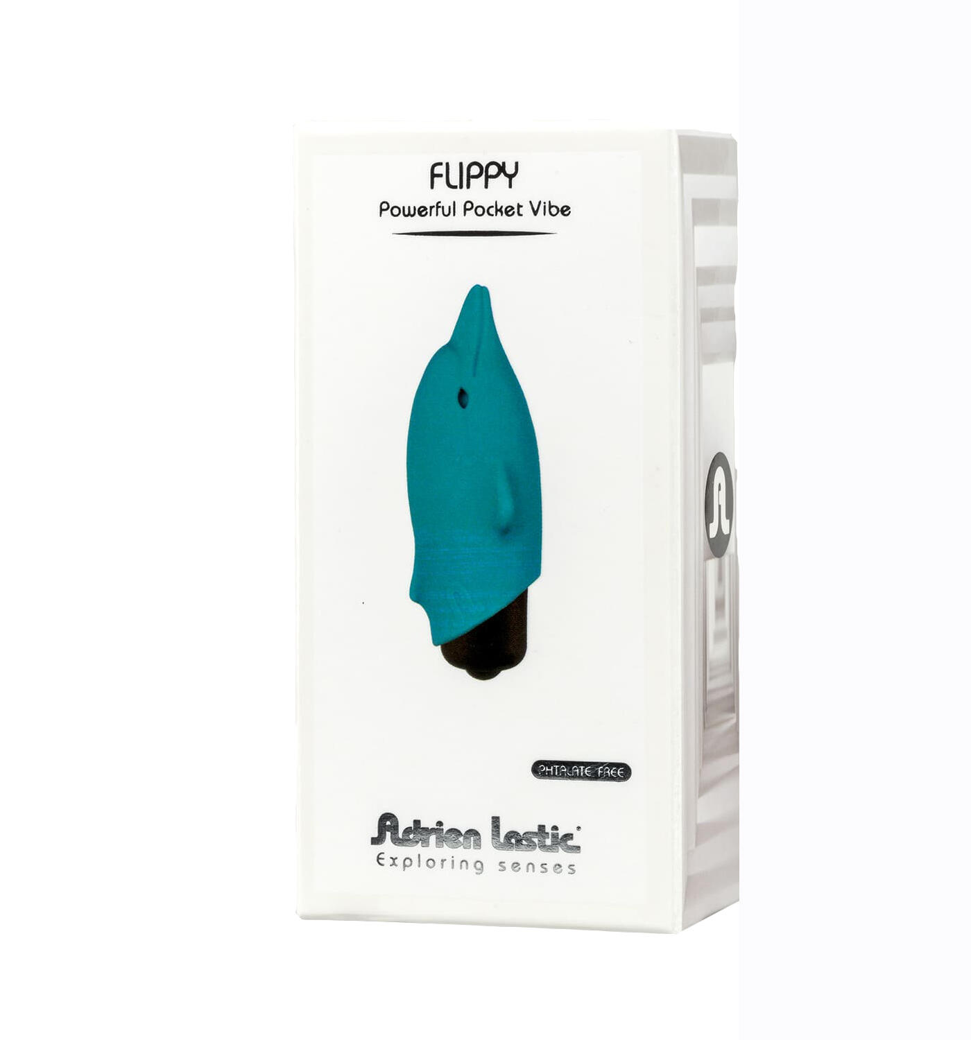 Вибропуля Adrien Lastic Pocket Dolphin Flippy, голубой