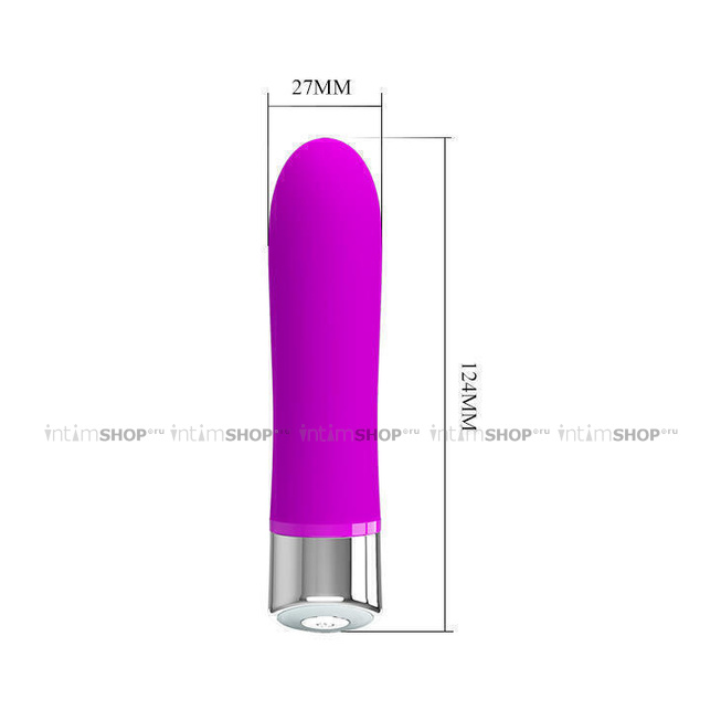 Минивибромассажер-пуля PrettyLove Sampson, фиолетовый - фото 5