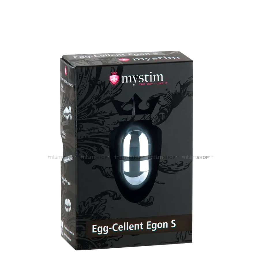 Миостимулятор-яйцо Mystim Egg-cellent Egon S, серебристый