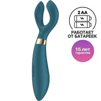 Стимулятор для пар Satisfyer Endless Fun на батарейках, бирюзовый