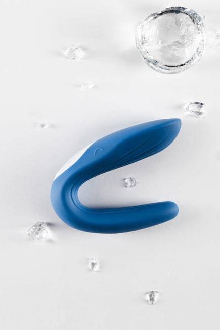 Стимулятор для пар Satisfyer Double Whale, синий от IntimShop