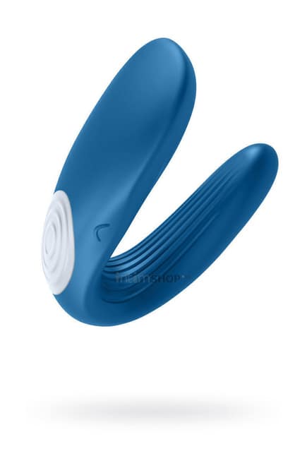 Стимулятор для пар Satisfyer Double Whale, синий от IntimShop