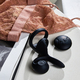 Виброкольцо с подхватом мошонки SVibe Snail Jovi с пультом ДУ, черное