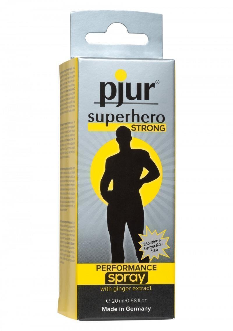 Пролонгирующий спрей Pjur Superhero Strong с экстрактом имбиря, 20 мл