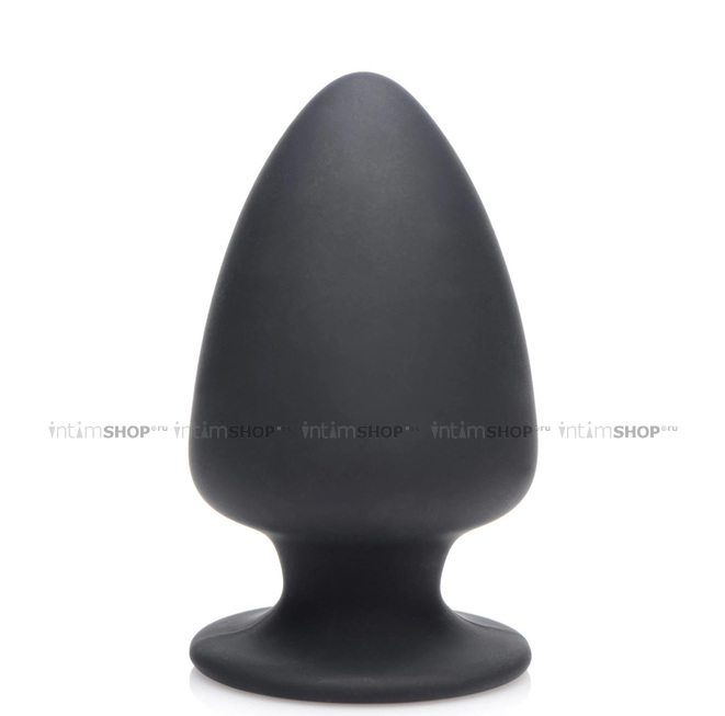 

Мягкая анальная пробка XR Brands Squeeze-It Large, черная