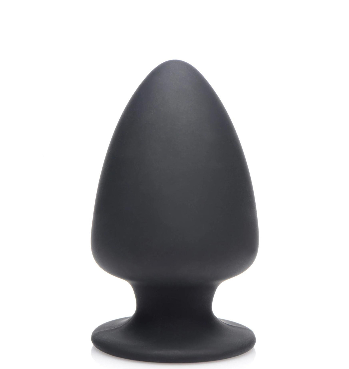Мягкая анальная пробка XR Brands Squeeze-It Medium, черная