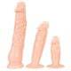 Набор анальных фаллоимитаторов Orion Dildo Small на присосках, телесный