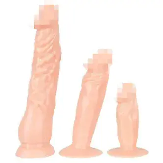 Набор анальных фаллоимитаторов Orion Dildo Small на присосках, телесный