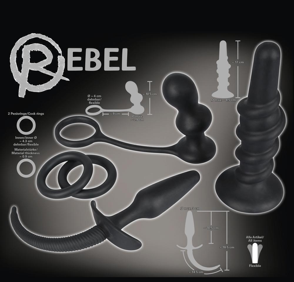 Набор анальных игрушек Orion Rebel Play Kit, черный