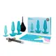Набор анальных пробок B-Vibe Anal Training & Education Set, бирюзовый 