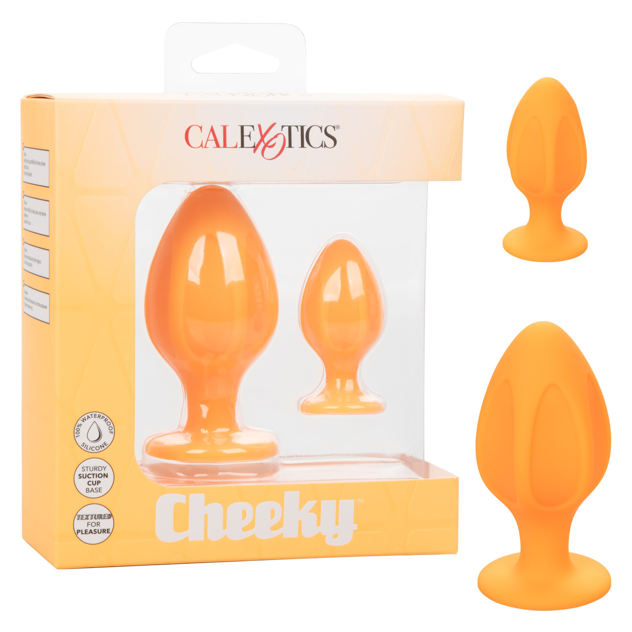 Набор анальных пробок CalExotics Cheeky, желтый