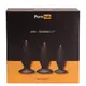 Набор анальных втулок PornHub Anal Training Kit, черный