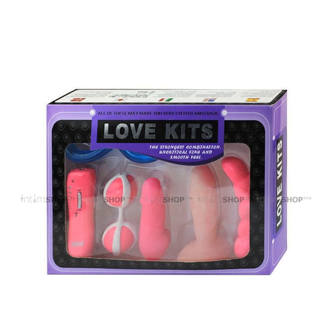 Набор Baile Love Kits (виброяйцо, шарики, ёлочка, фаллоимитаторы) от IntimShop