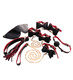 Набор БДСМ Toyfa Theatre Bow-tie 7 предметов, черный