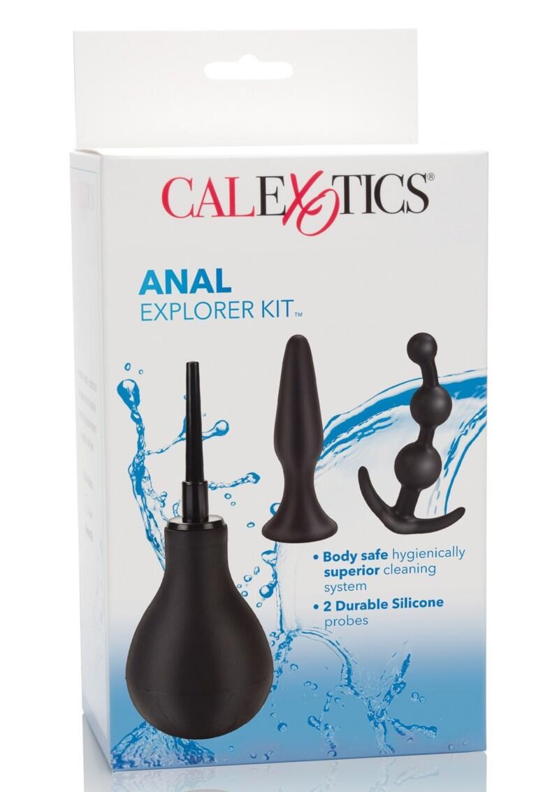 Набор для анального секса CalExotics Water Systems Anal Explorer, черный