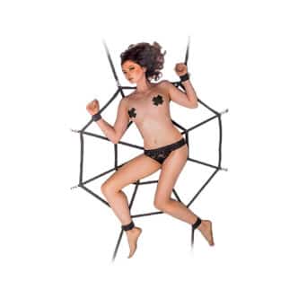 Набор для фиксации Lola Games Bondage Collections Паутина Plus Size, черный
