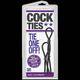 Набор эрекционные лассо Doc Johnson Silicone Cock Ties Black, черный