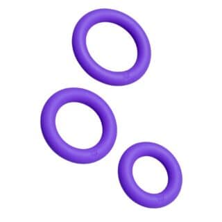 Набор эрекционных колец Romp Remix Trio, фиолетовые