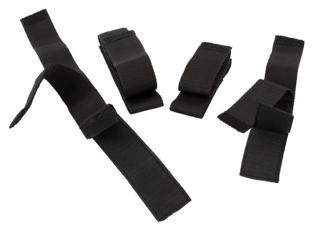 Набор фиксирующих лент для рук и ног Bad Kitty Arm & Leg Restraints by Bad Kitty, чёрный