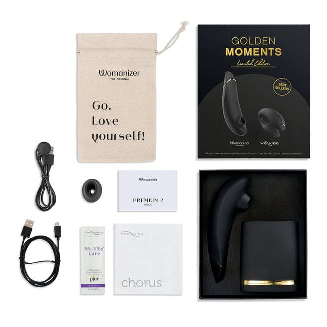 Набор Golden Moments We-Vibe Chorus + Womanizer Premium 2, черный - фото 3