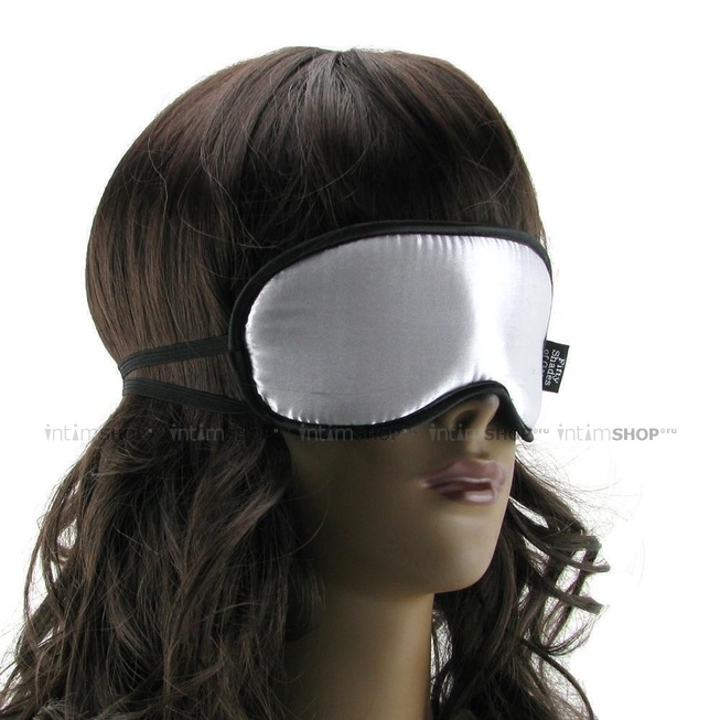 Набор из двух масок Soft Blindfold, черный, серый - фото 2