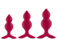 Набор анальных пробок FeelzToys Bibi Twin Butt Plug, розовый 