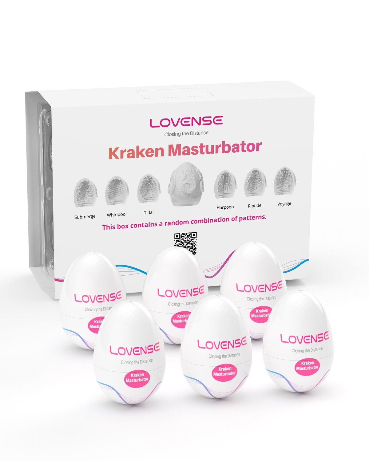 Набор маструбаторов Lovense Kraken, 6 шт