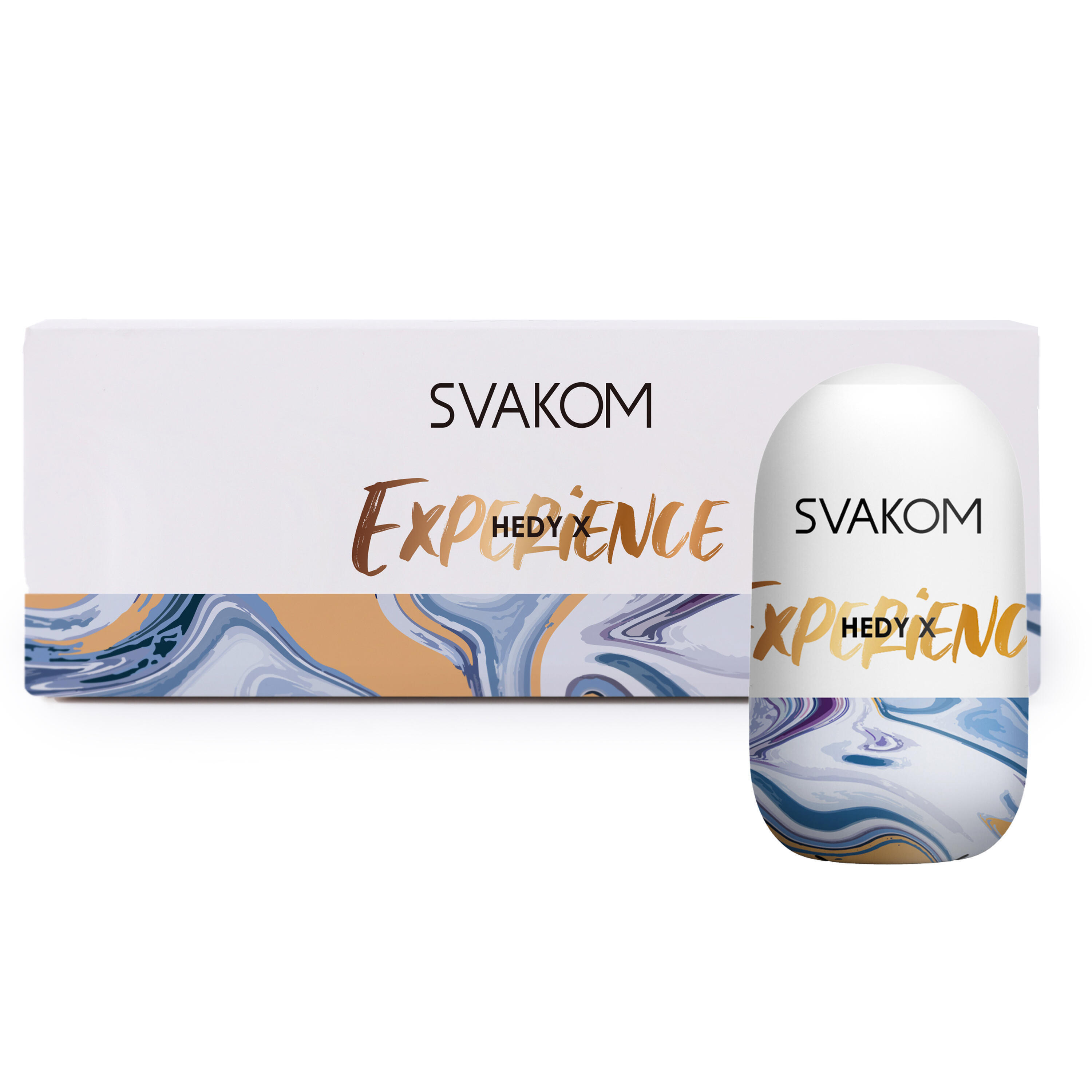 Набор двухсторонних мастурбаторов Svakom Hedy X Experience, бесцветный, 5 шт