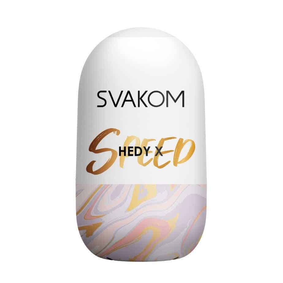 Набор двухсторонних мастурбаторов Svakom Hedy X Speed, бесцветный, 5 шт