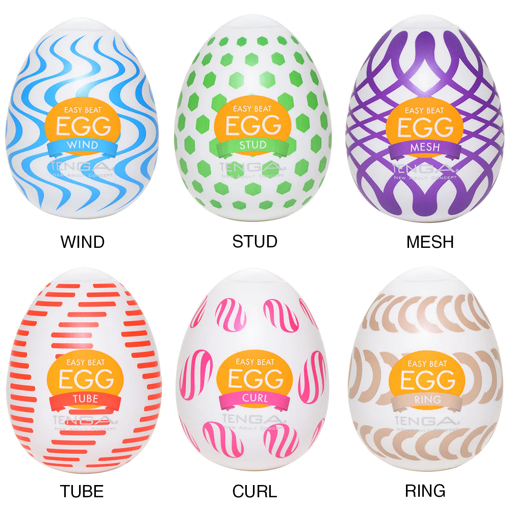 Набор мастурбаторов Tenga Egg Wonder, 6 шт