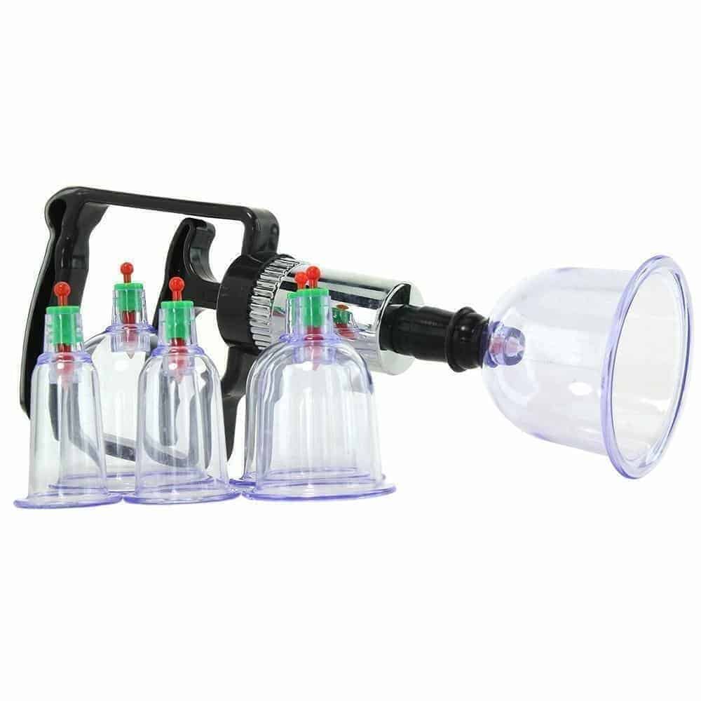 Набор помп для стимуляции Sukshen 6 Piece Cupping Set with Acu Points XR Brands