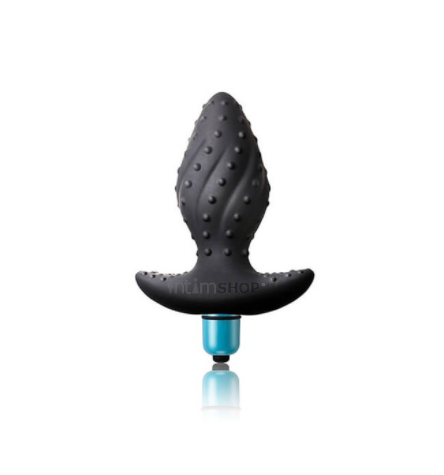 Набор Rocks-Off Ibex с вибропулями, анальной пробкой и кольцом, черный от IntimShop