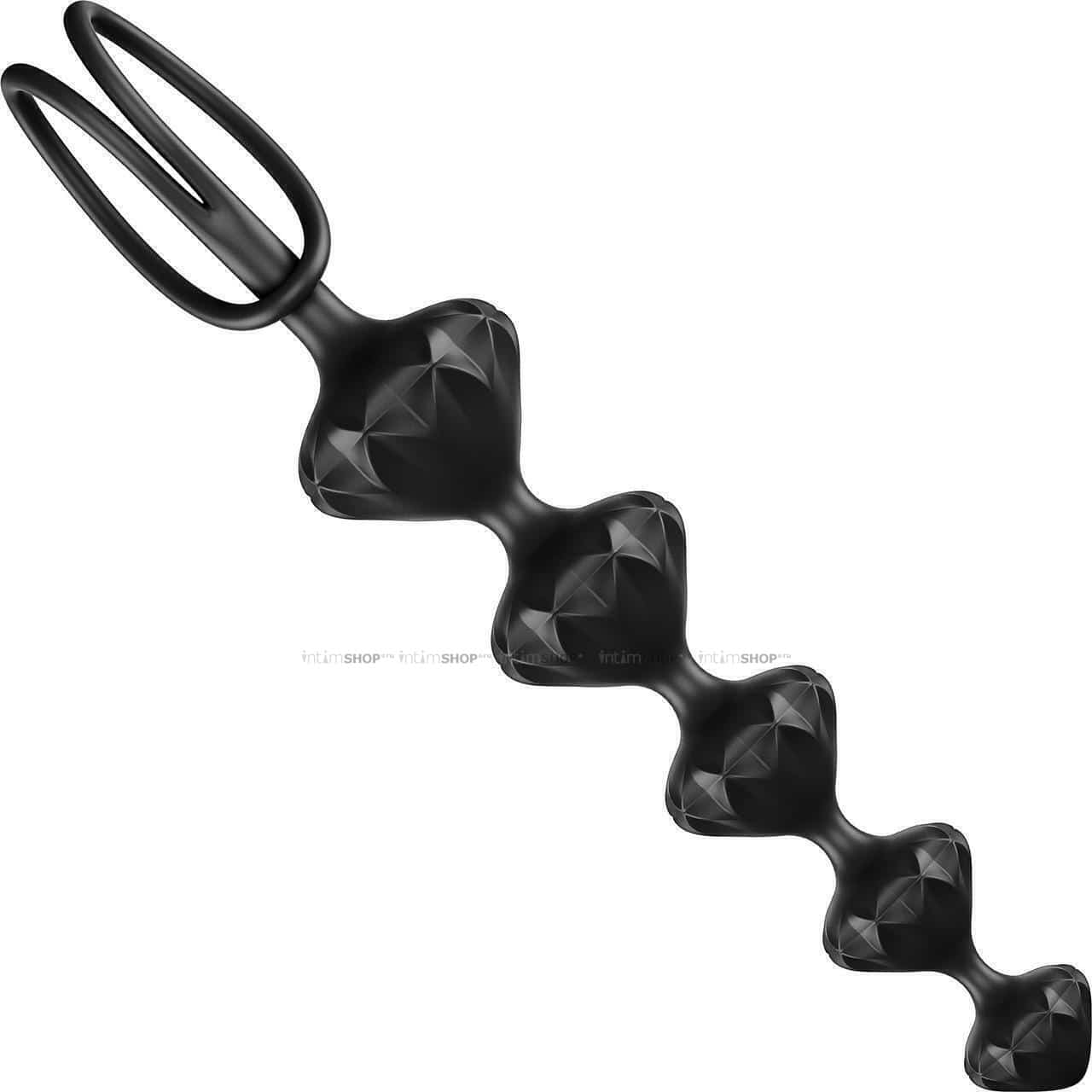 Набор анальных стимуляторов Satisfyer Beads 2 шт, черный