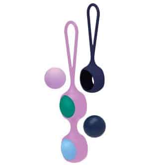 Набор вагинальных шариков Le Frivole Lyra Leset, разноцветный