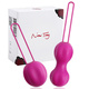 Набор вагинальных шариков Nomi Tang IntiMate Kegel Exerciser Balls, красно-фиолетовый