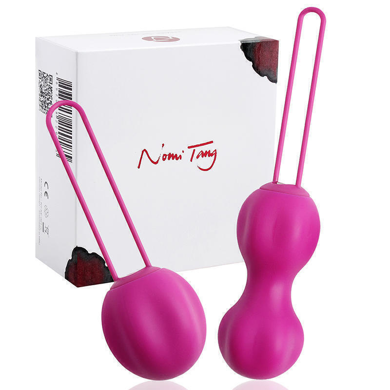 Набор вагинальных шариков Nomi Tang IntiMate, красно-фиолетовый