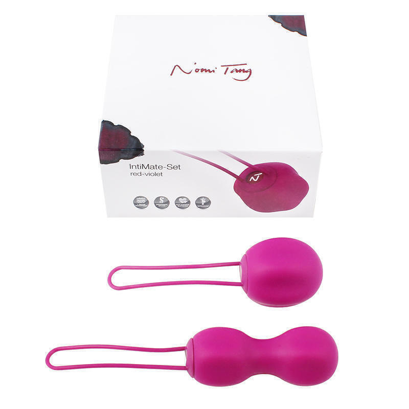 Набор вагинальных шариков Nomi Tang IntiMate Kegel Exerciser Balls, красно-фиолетовый