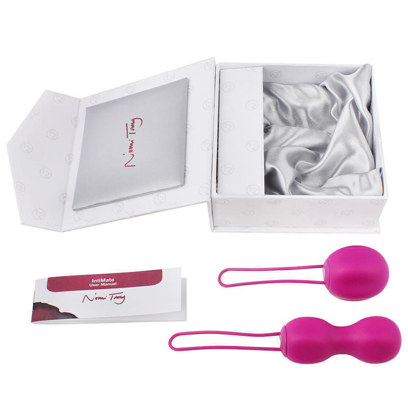 Набор вагинальных шариков Nomi Tang IntiMate Kegel Exerciser Balls, красно-фиолетовый