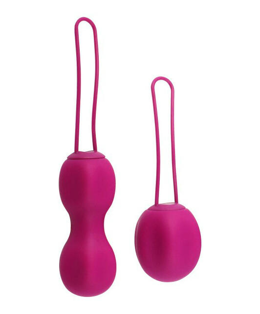 Набор вагинальных шариков Nomi Tang IntiMate Kegel Exerciser Balls, красно-фиолетовый